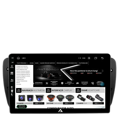 Navigatie Seat Ibiza (2009-2013), Android, Z-Octacore / 8GB RAM + 256GB ROM, 9 Inch - AD-BGZ9008+AD-BGRKIT049