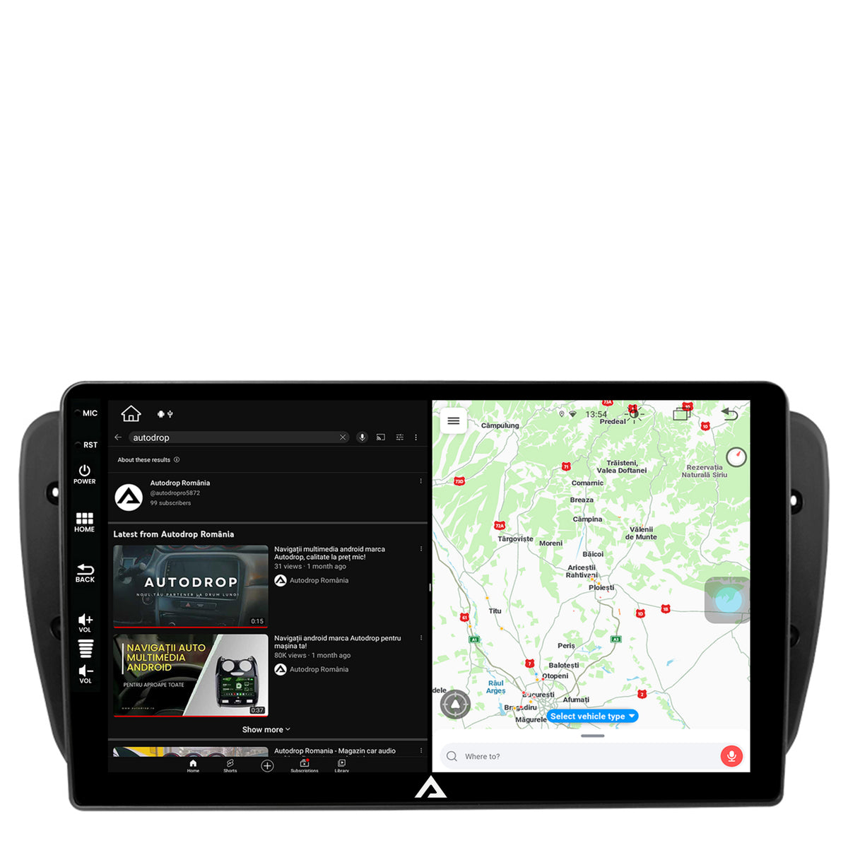 Navigatie Seat Ibiza (2009-2013), Android, Z-Octacore / 8GB RAM + 256GB ROM, 9 Inch - AD-BGZ9008+AD-BGRKIT049