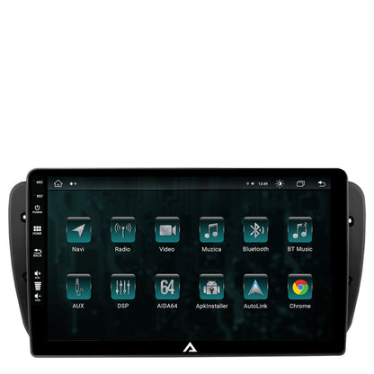Navigatie Seat Ibiza (2009-2013), Android, Z-Octacore / 8GB RAM + 256GB ROM, 9 Inch - AD-BGZ9008+AD-BGRKIT049
