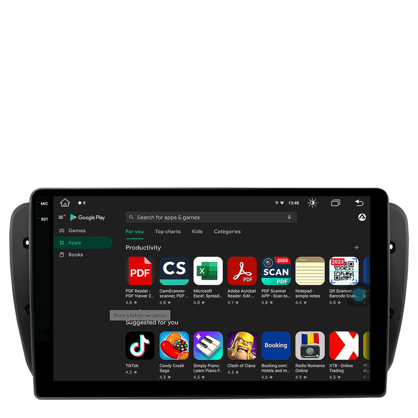 Navigatie Seat Ibiza (2009-2013), Android, V-Octacore / 4GB RAM + 64GB ROM, 9.5 Inch - AD-BGV9004+AD-BGRKIT049