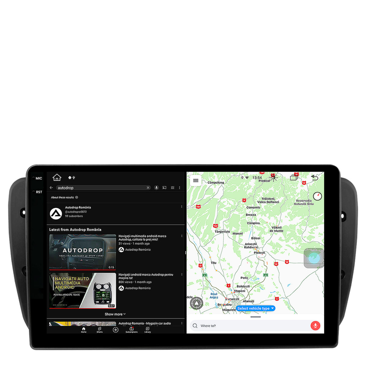 Navigatie Seat Ibiza (2009-2013), Android, X-Octacore / 8GB RAM + 256GB ROM, 9.5 Inch - AD-BGX9008+AD-BGRKIT049