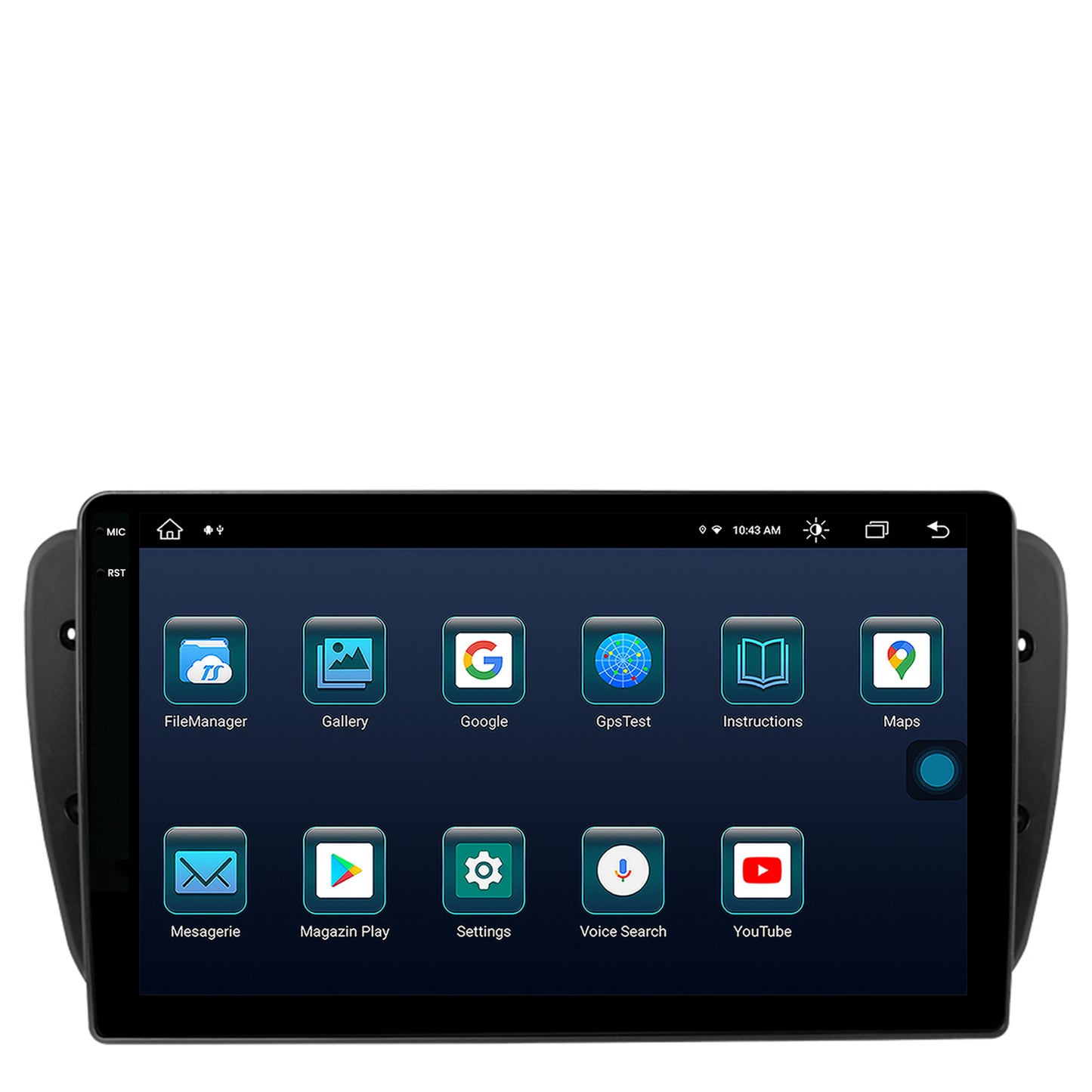 Navigatie Seat Ibiza (2009-2013), Android, X-Octacore / 8GB RAM + 256GB ROM, 9.5 Inch - AD-BGX9008+AD-BGRKIT049