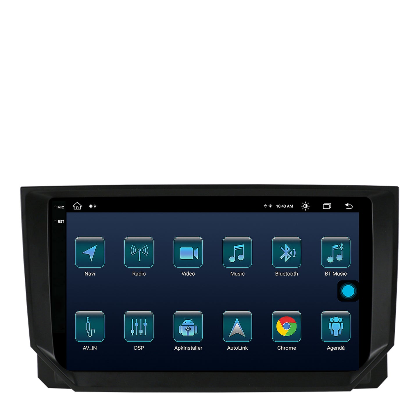 Navigatie Seat Ibiza / Arona (2017-2021), Android, X-Octacore / 8GB RAM + 256GB ROM, 9.5 Inch - AD-BGX9008+AD-BGRKIT045