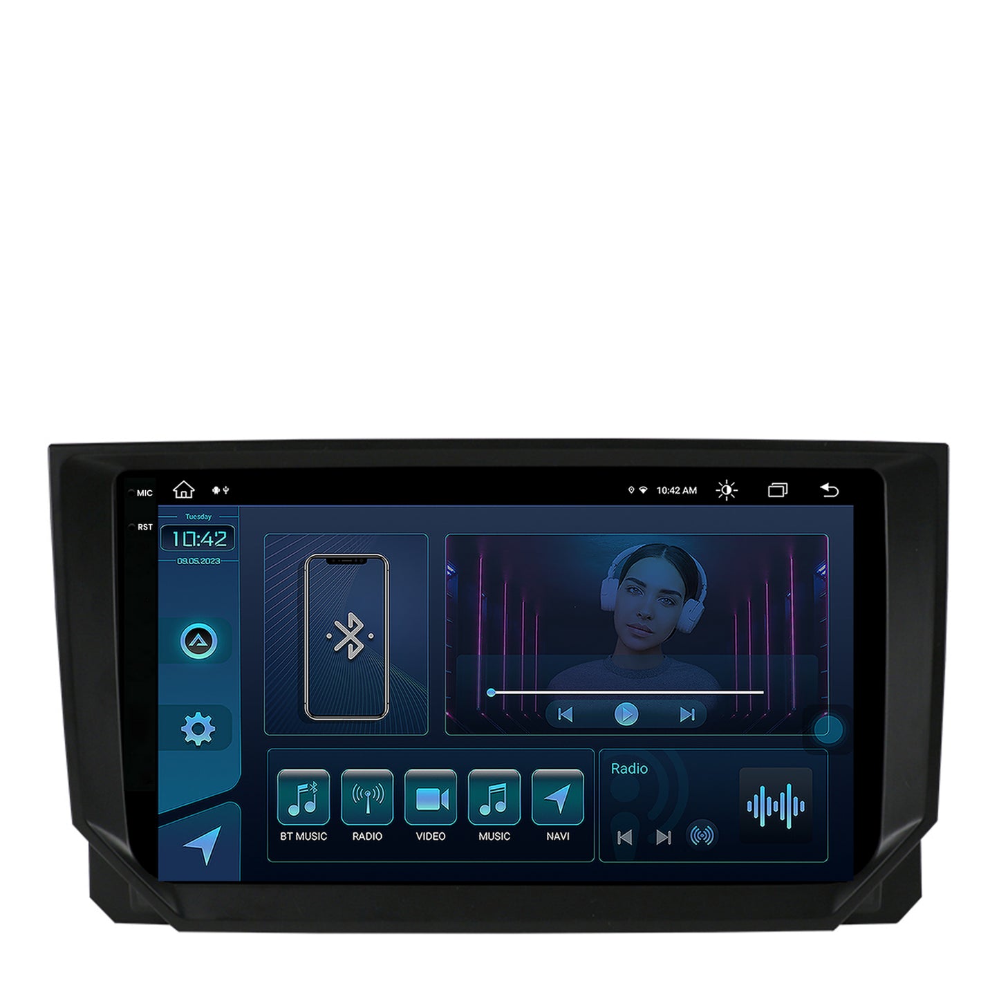 Navigatie Seat Ibiza / Arona (2017-2021), Android, X-Octacore / 8GB RAM + 256GB ROM, 9.5 Inch - AD-BGX9008+AD-BGRKIT045
