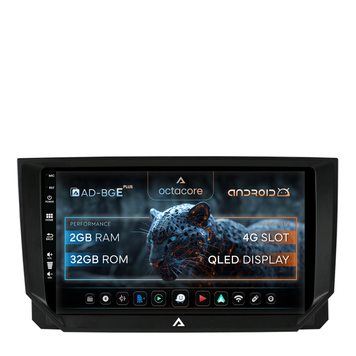 Navigatie Seat Ibiza / Arona (2017-2021), Android, E-Octacore / 2GB RAM + 32GB ROM, 9 Inch - AD-BGE9002+AD-BGRKIT045