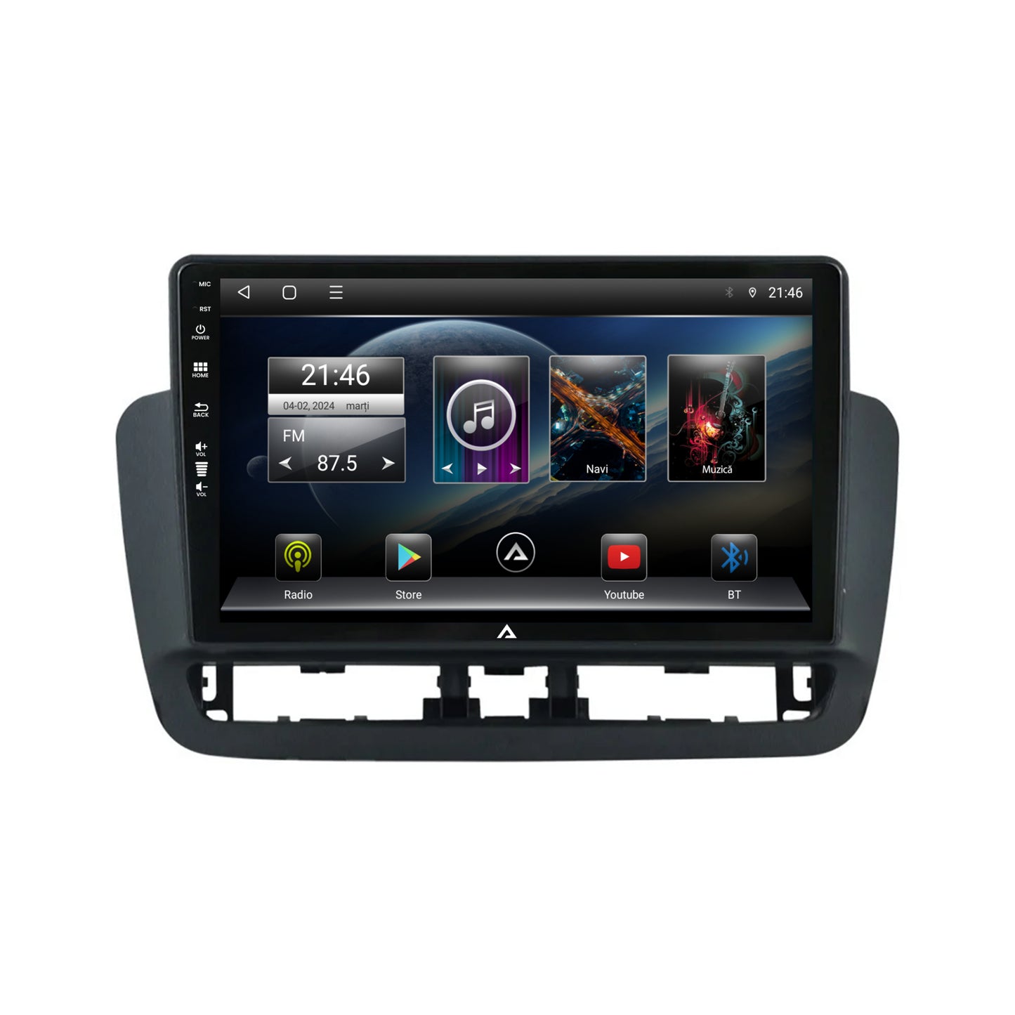 Navigatie Seat Ibiza IV (2014-2017), Android, E-Octacore / 2GB RAM + 32GB ROM, 9 Inch - AD-BGE9002+AD-BGRKIT062
