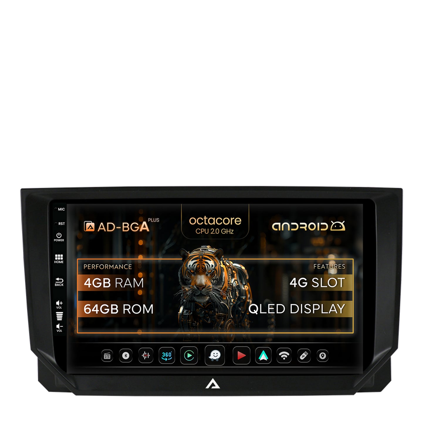 Navigatie Seat Ibiza / Arona (2017-2021), Android, A-Octacore / 4GB RAM + 64GB ROM, 9 Inch - AD-BGA9004+AD-BGRKIT045