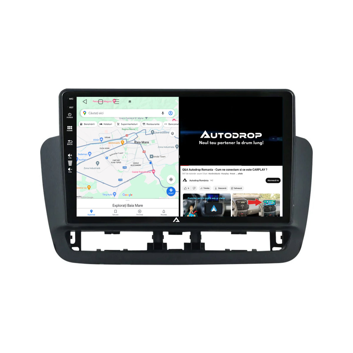 Navigatie Seat Ibiza IV (2014-2017), Android, A-Octacore / 4GB RAM + 64GB ROM, 9 Inch - AD-BGA9004+AD-BGRKIT062