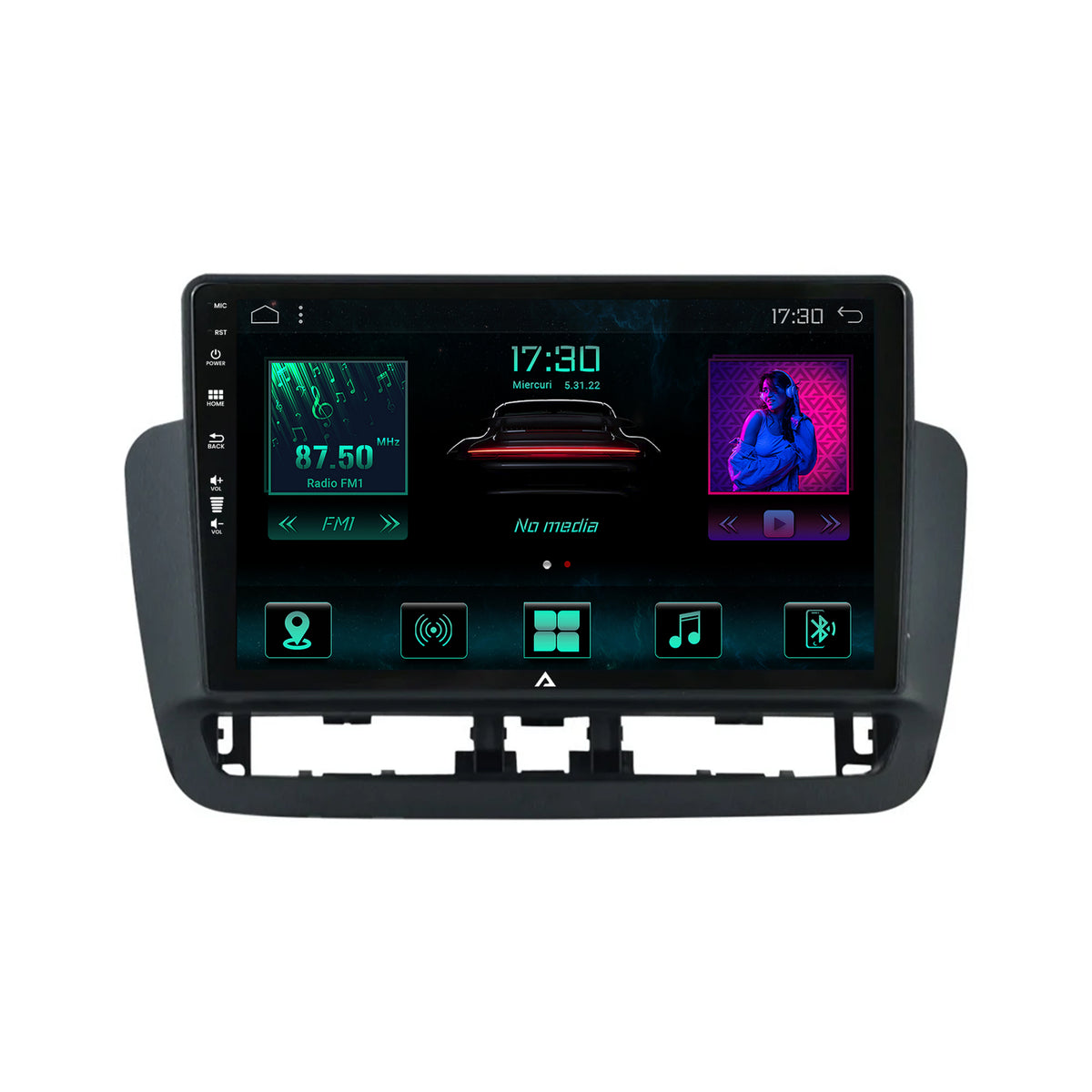 Navigatie Seat Ibiza IV (2014-2017), Android, A-Octacore / 4GB RAM + 64GB ROM, 9 Inch - AD-BGA9004+AD-BGRKIT062