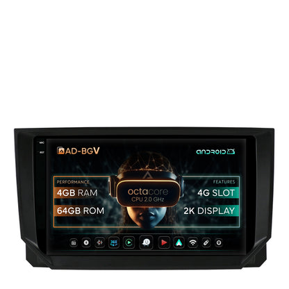 Navigatie Seat Ibiza / Arona (2017-2021), Android, V-Octacore / 4GB RAM + 64GB ROM, 9.5 Inch - AD-BGV9004+AD-BGRKIT045