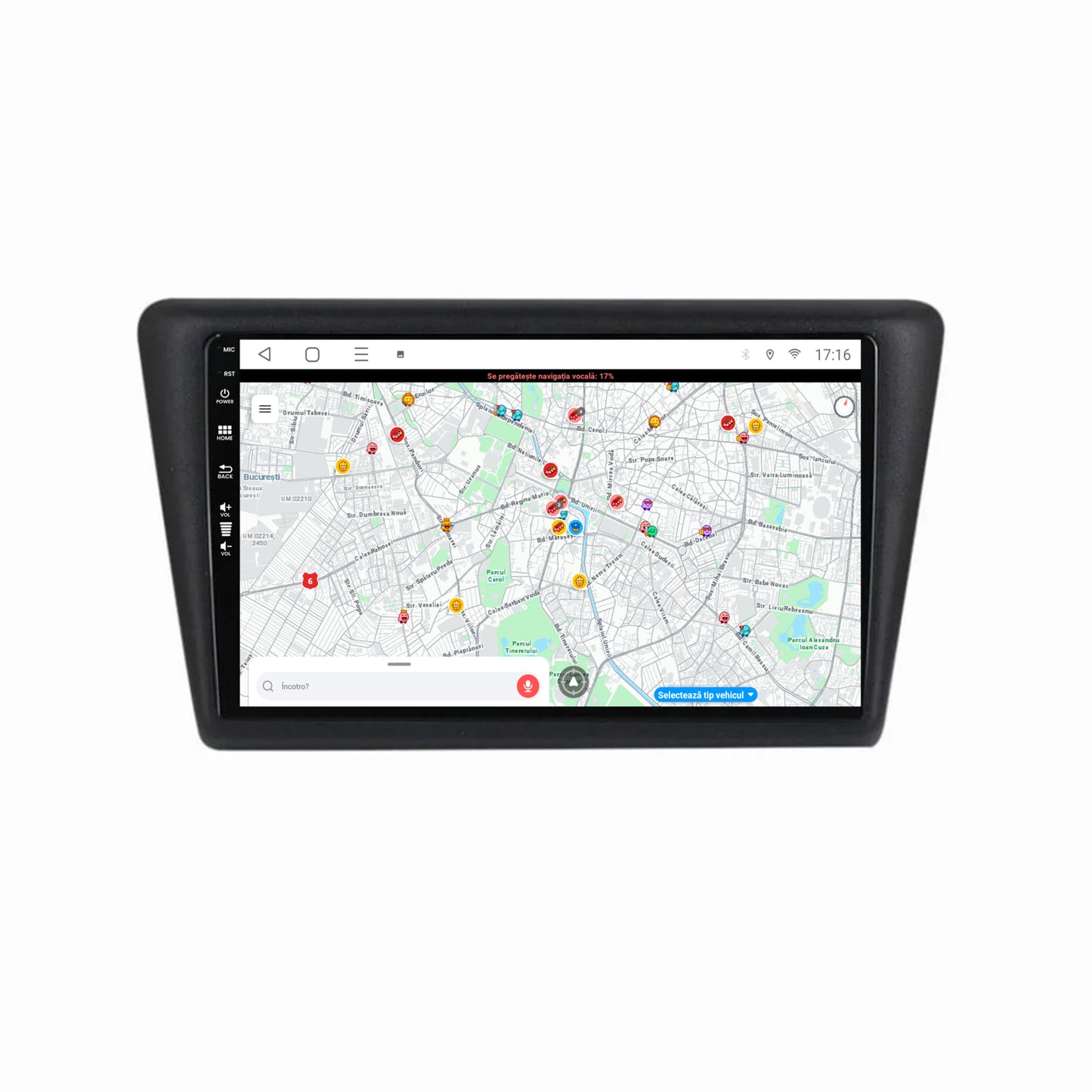Navigatie Seat Toledo / Skoda Rapid (2012-2019), Android, E-Octacore / 2GB RAM + 32GB ROM, 9 Inch - AD-BGE9002+AD-BGRKIT026V2