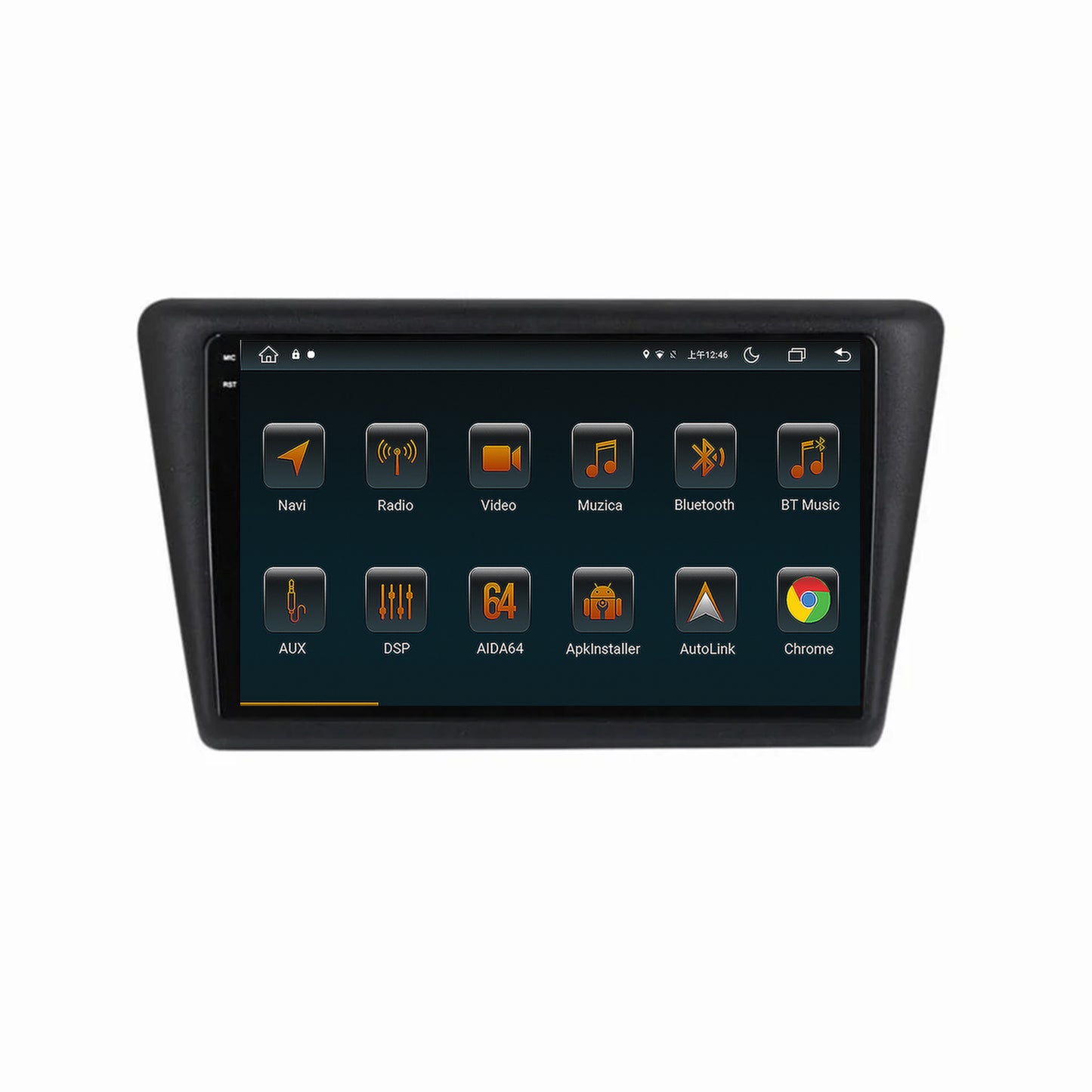 Navigatie Seat Toledo / Skoda Rapid (2012-2019), Android, V-Octacore / 4GB RAM + 64GB ROM, 9.5 Inch - AD-BGV9004+AD-BGRKIT026V2