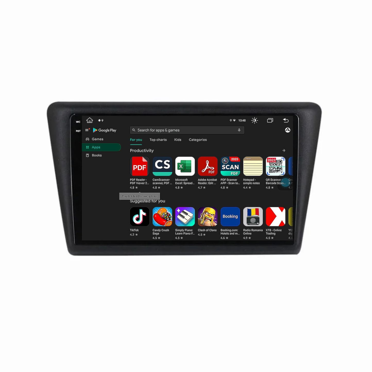 Navigatie Seat Toledo / Skoda Rapid (2012-2019), Android, V-Octacore / 4GB RAM + 64GB ROM, 9.5 Inch - AD-BGV9004+AD-BGRKIT026V2