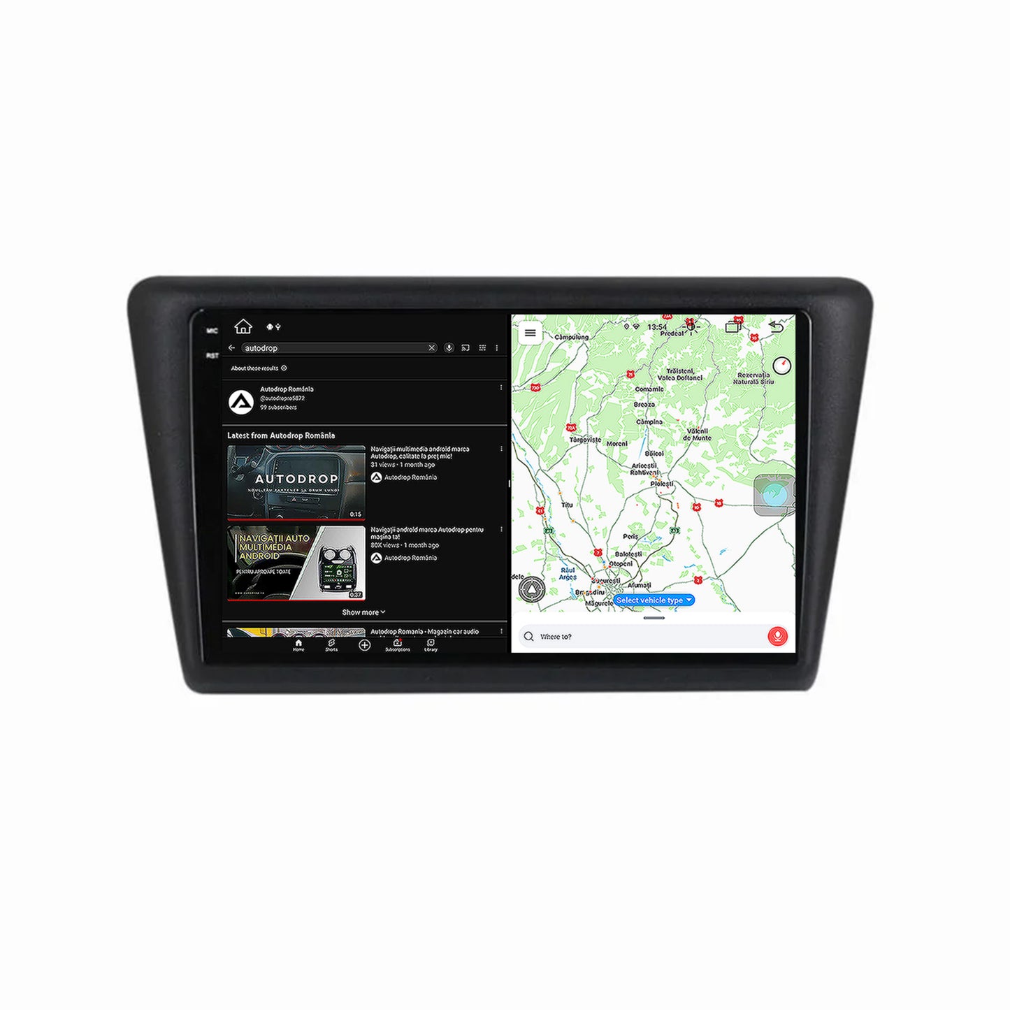 Navigatie Seat Toledo / Skoda Rapid (2012-2019), Android, V-Octacore / 4GB RAM + 64GB ROM, 9.5 Inch - AD-BGV9004+AD-BGRKIT026V2