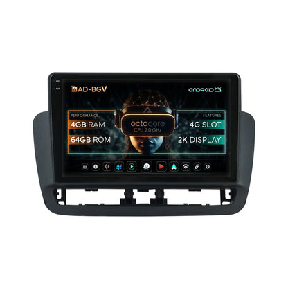 Navigatie Seat Ibiza IV (2014-2017), Android, V-Octacore / 4GB RAM + 64GB ROM, 9.5 Inch - AD-BGV9004+AD-BGRKIT062