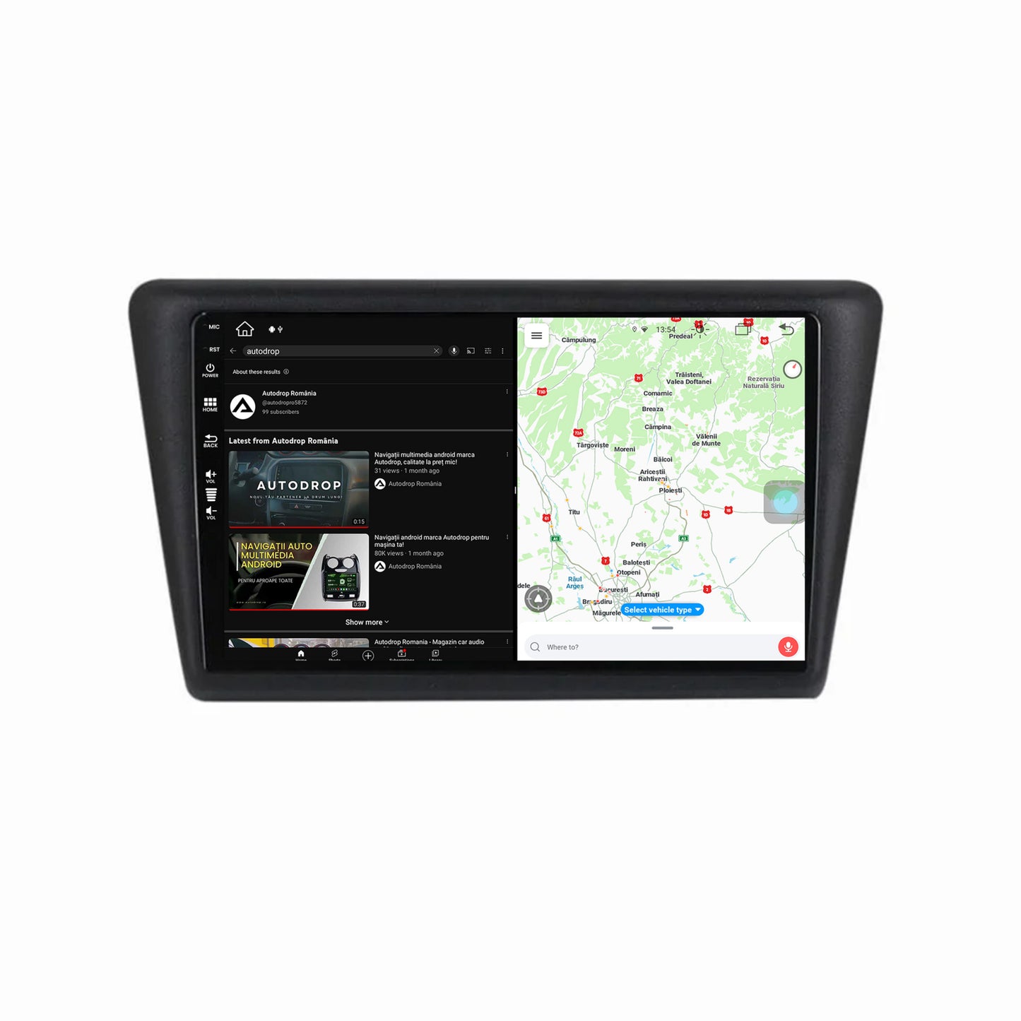 Navigatie Seat Toledo / Skoda Rapid (2012-2019), Android, Z-Octacore / 8GB RAM + 256GB ROM, 9 Inch - AD-BGZ9008+AD-BGRKIT026V2