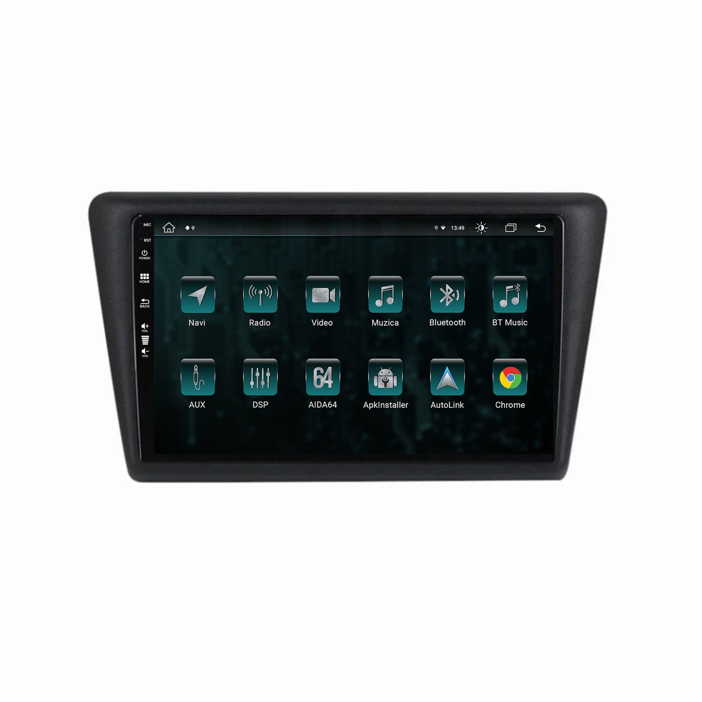 Navigatie Seat Toledo / Skoda Rapid (2012-2019), Android, Z-Octacore / 8GB RAM + 256GB ROM, 9 Inch - AD-BGZ9008+AD-BGRKIT026V2