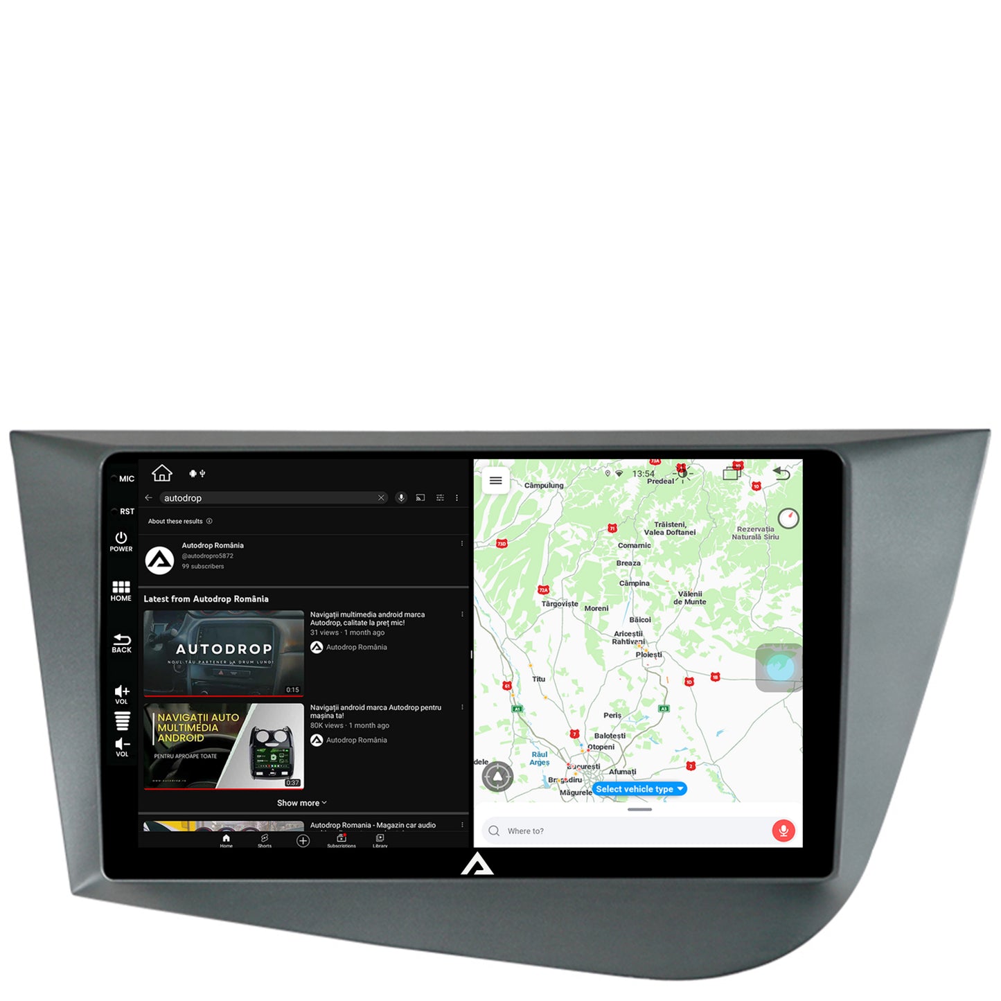 Navigatie Seat Leon (2005-2012), Android, Z-Octacore / 8GB RAM + 256GB ROM, 9 Inch - AD-BGZ9008+AD-BGRKIT052