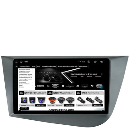 Navigatie Seat Leon (2005-2012), Android, V-Octacore / 4GB RAM + 64GB ROM, 9.5 Inch - AD-BGV9004+AD-BGRKIT052