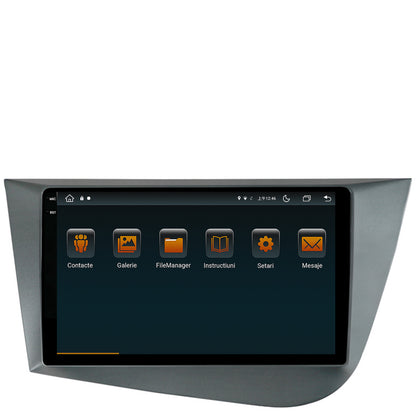 Navigatie Seat Leon (2005-2012), Android, V-Octacore / 4GB RAM + 64GB ROM, 9.5 Inch - AD-BGV9004+AD-BGRKIT052