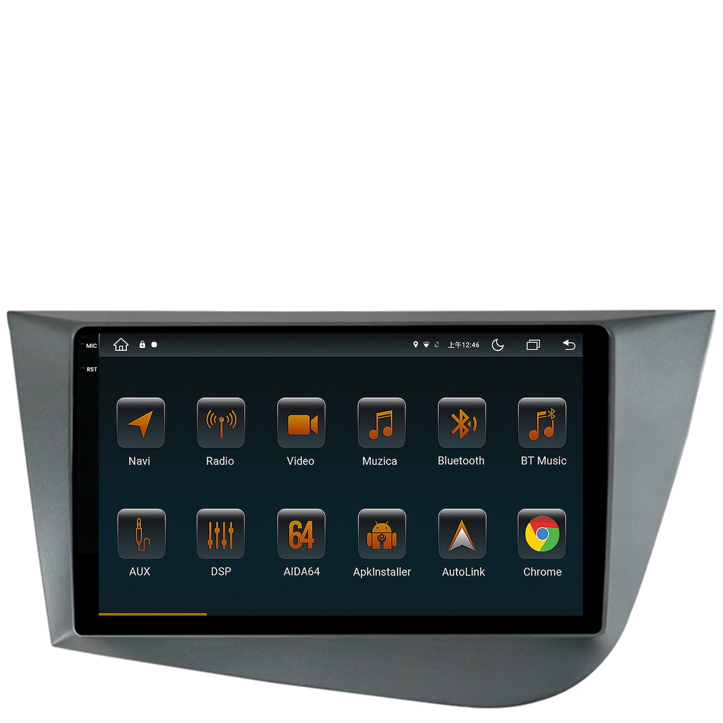 Navigatie Seat Leon (2005-2012), Android, V-Octacore / 4GB RAM + 64GB ROM, 9.5 Inch - AD-BGV9004+AD-BGRKIT052
