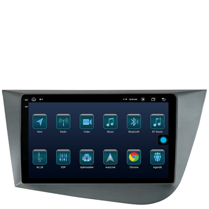 Navigatie Seat Leon (2005-2012), Android, X-Octacore / 8GB RAM + 256GB ROM, 9.5 Inch - AD-BGX9008+AD-BGRKIT052