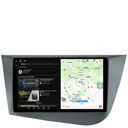 Navigatie Seat Leon (2005-2012), Android, X-Octacore / 8GB RAM + 256GB ROM, 9.5 Inch - AD-BGX9008+AD-BGRKIT052