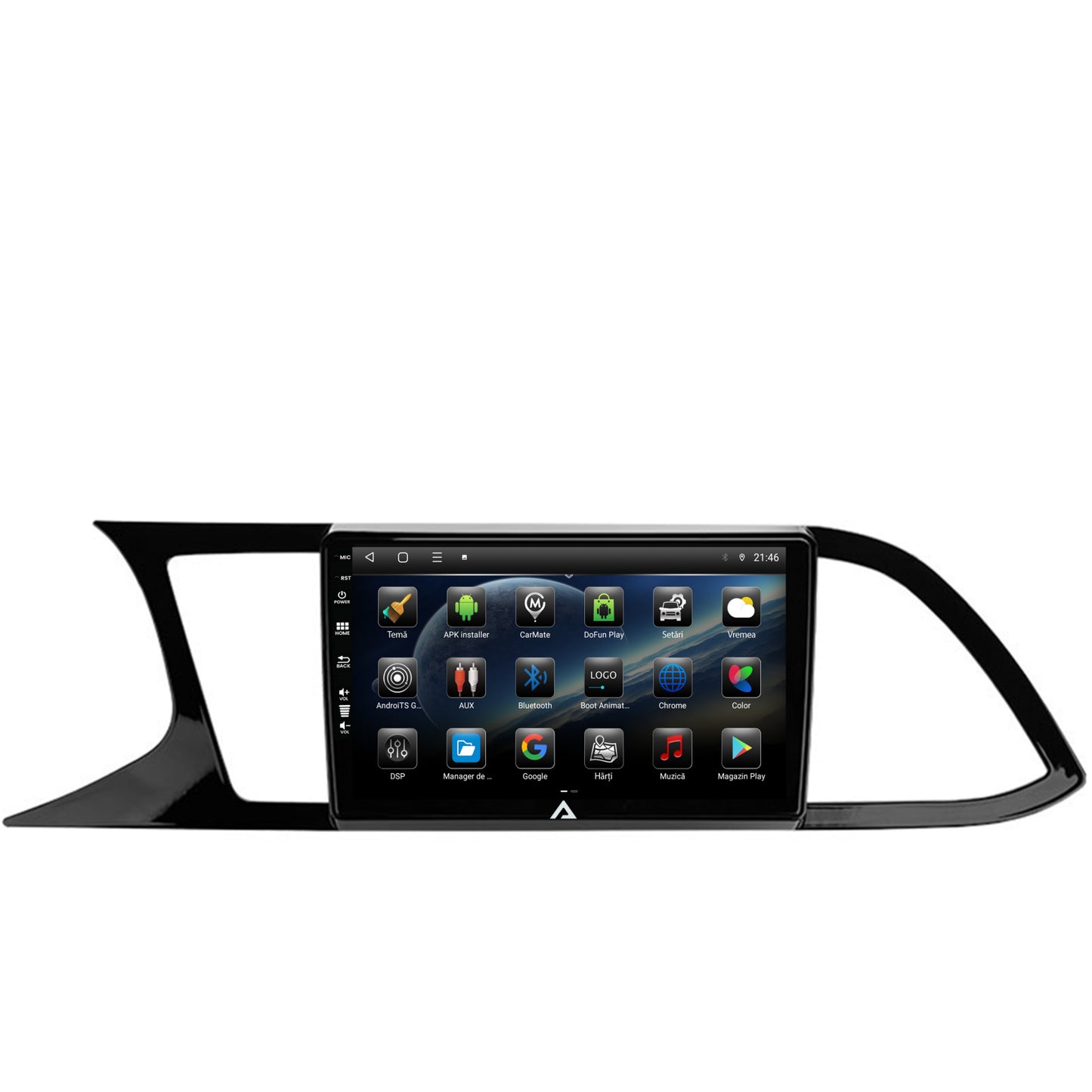 Navigatie Seat Leon 3 (2014-2020), Android, E-Octacore / 2GB RAM + 32GB ROM, 9 Inch - AD-BGE9002+AD-BGRKIT047