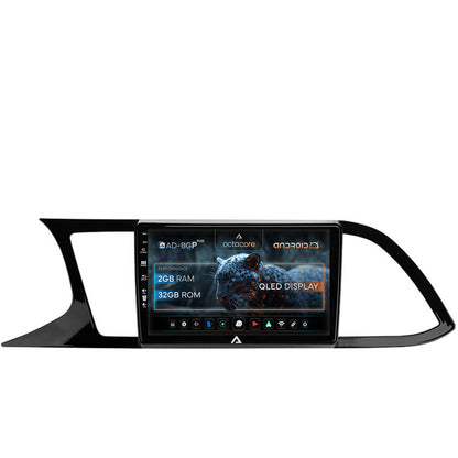 Navigatie Seat Leon 3 (2014-2020), Android, P-Octacore / 2GB RAM + 32GB ROM, 9 Inch - AD-BGP9002+AD-BGRKIT047