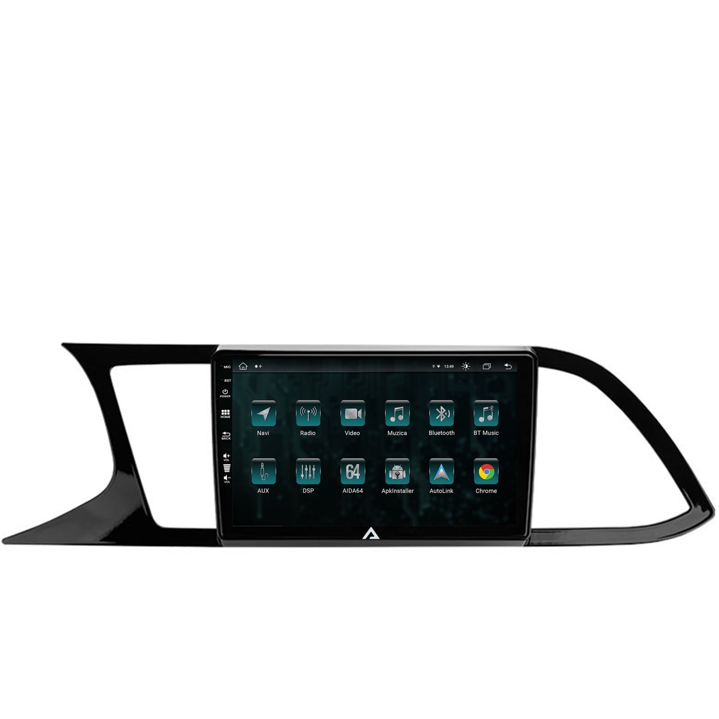 Navigatie Seat Leon 3 (2014-2020), Android, Z-Octacore / 8GB RAM + 256GB ROM, 9 Inch - AD-BGZ9008+AD-BGRKIT047