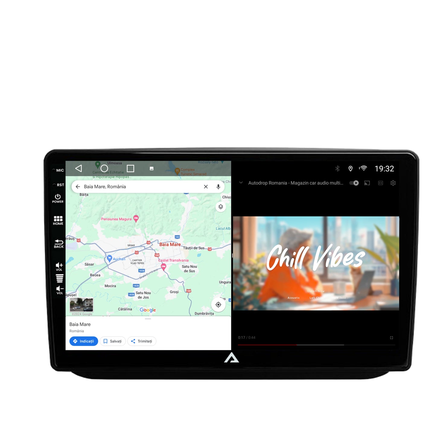 Navigatie Skoda Fabia (2007-2014), Android, A-Octacore / 4GB RAM + 64GB ROM, 10.1 Inch - AD-BGA10004+AD-BGRKIT046