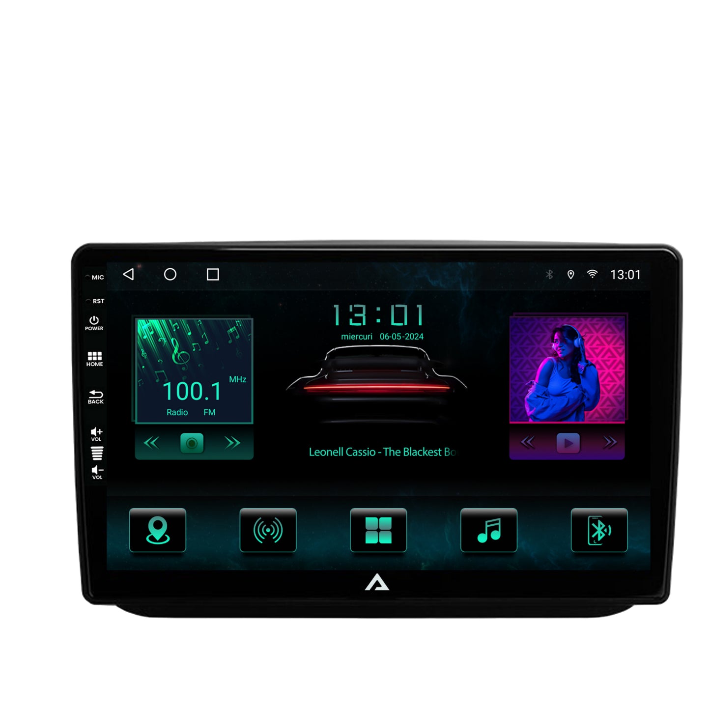 Navigatie Skoda Fabia (2007-2014), Android, A-Octacore / 4GB RAM + 64GB ROM, 10.1 Inch - AD-BGA10004+AD-BGRKIT046