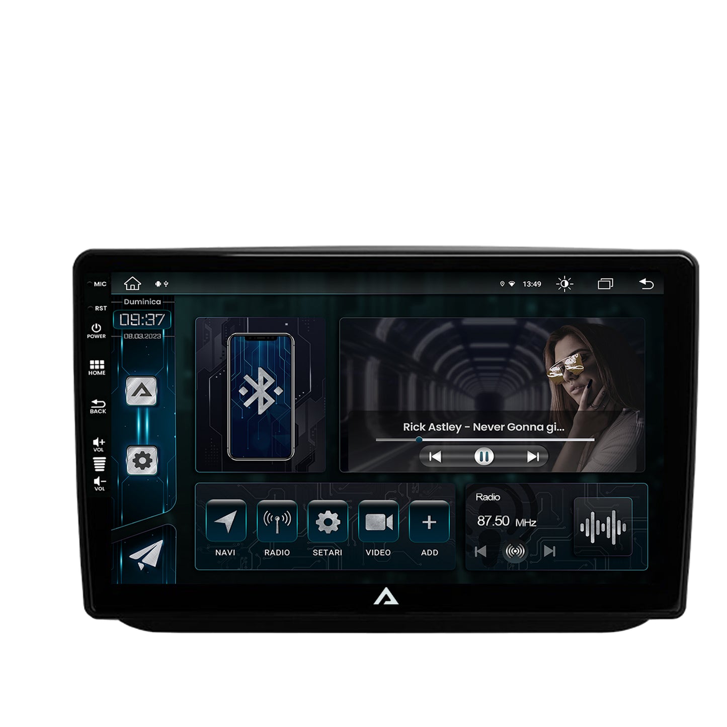 Navigatie Skoda Fabia (2007-2014), Android, Z-Octacore / 8GB RAM + 256GB ROM, 10.1 Inch - AD-BGZ10008+AD-BGRKIT046