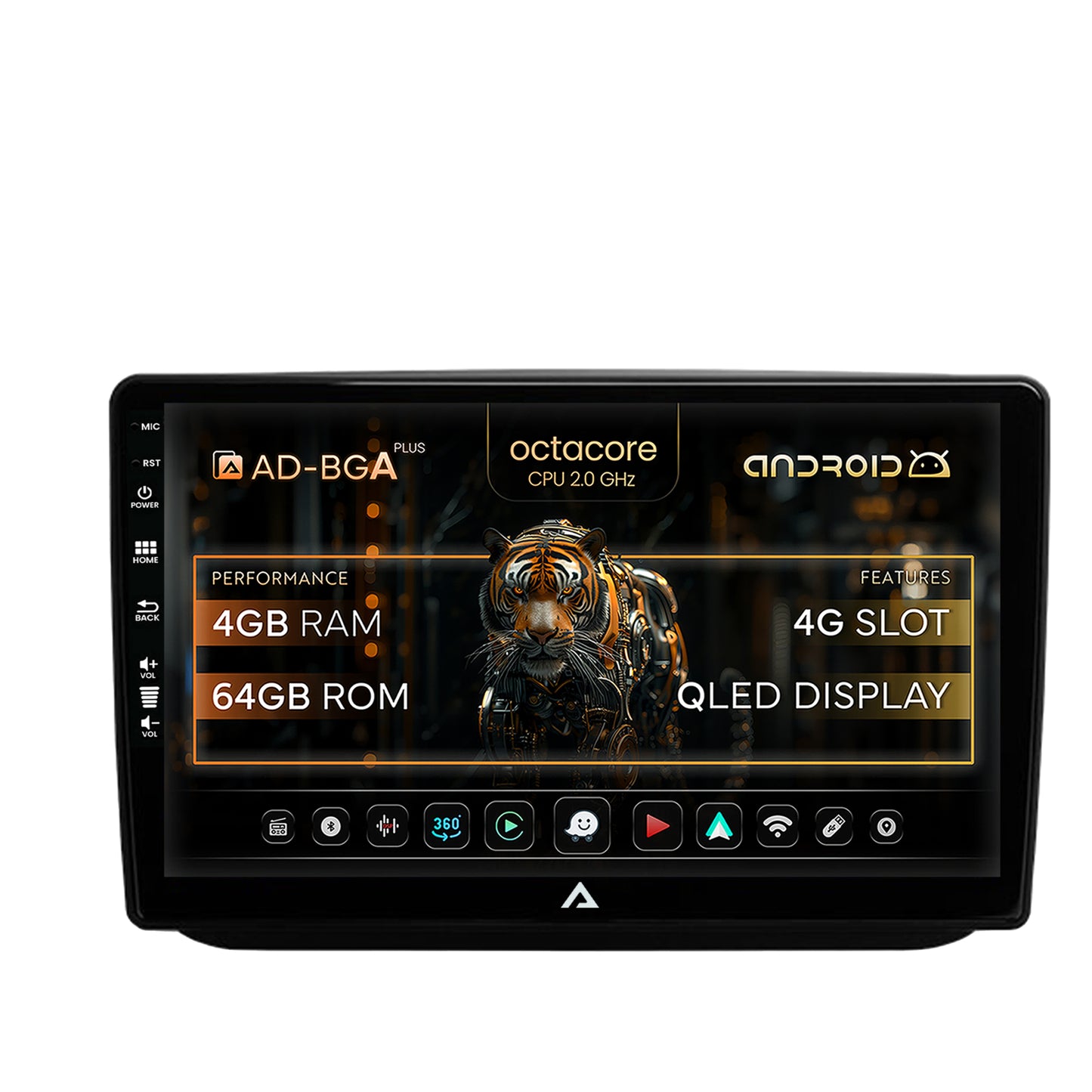 Navigatie Skoda Fabia (2007-2014), Android, A-Octacore / 4GB RAM + 64GB ROM, 10.1 Inch - AD-BGA10004+AD-BGRKIT046