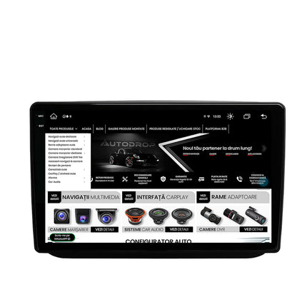 Navigatie Skoda Fabia (2007-2014), Android, V-Octacore / 4GB RAM + 64GB ROM, 10.36 Inch - AD-BGV10004+AD-BGRKIT046