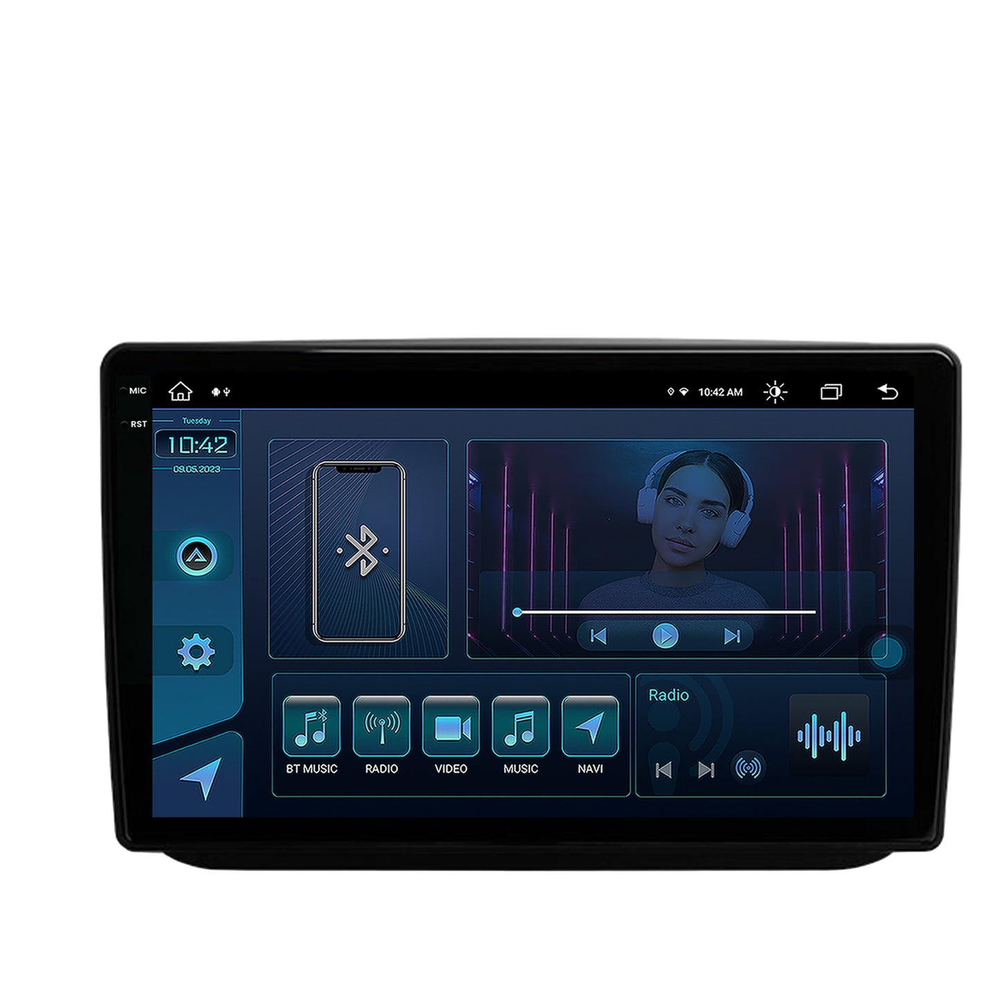 Navigatie Skoda Fabia (2007-2014), Android, X-Octacore / 8GB RAM + 256GB ROM, 10.36 Inch - AD-BGX10008+AD-BGRKIT046