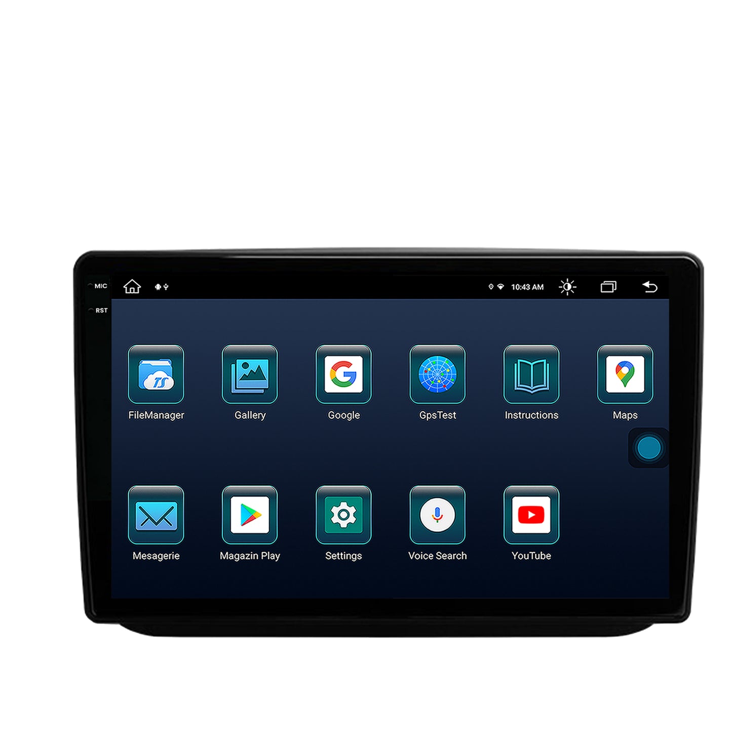 Navigatie Skoda Fabia (2007-2014), Android, X-Octacore / 8GB RAM + 256GB ROM, 10.36 Inch - AD-BGX10008+AD-BGRKIT046