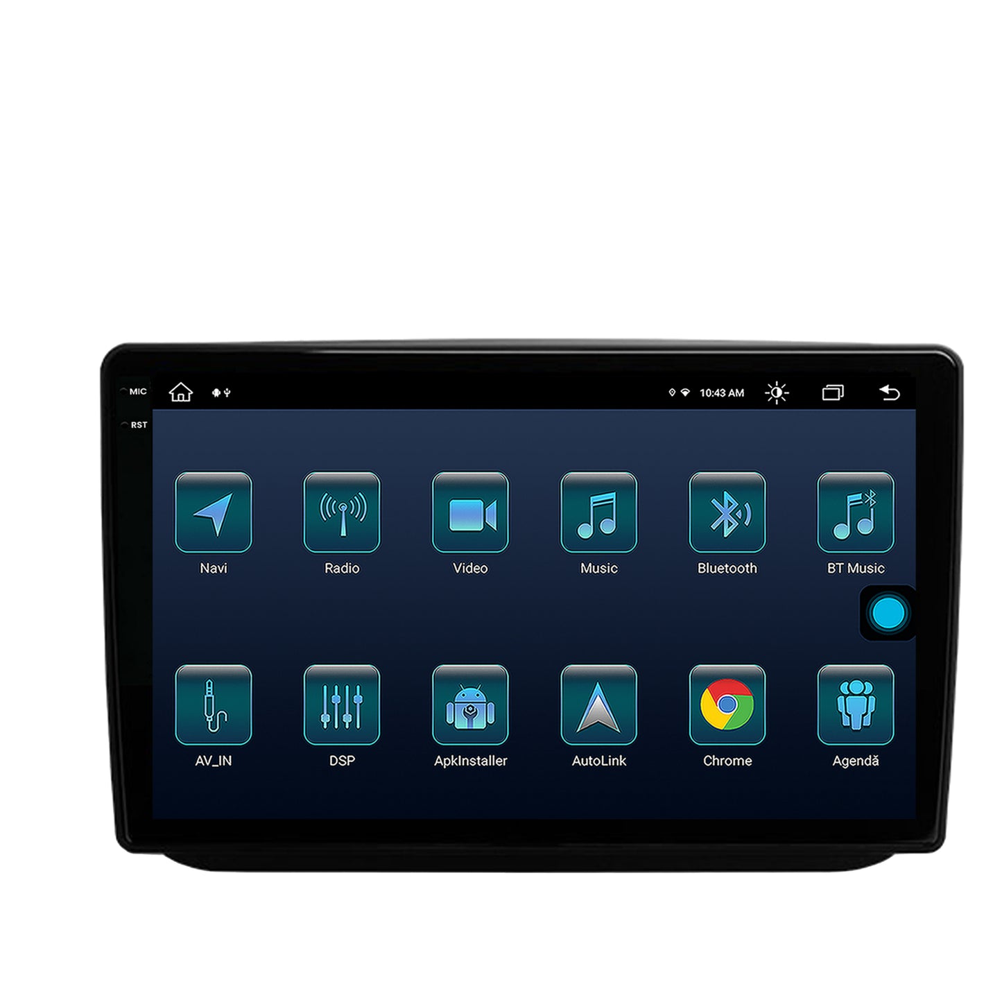 Navigatie Skoda Fabia (2007-2014), Android, X-Octacore / 8GB RAM + 256GB ROM, 10.36 Inch - AD-BGX10008+AD-BGRKIT046
