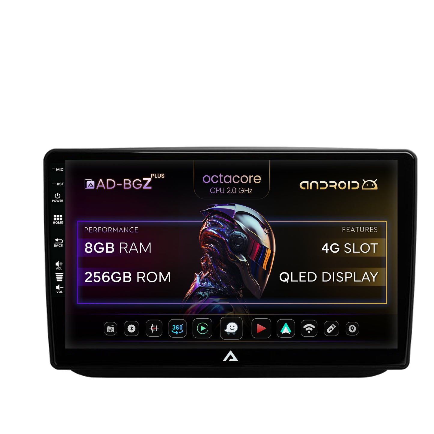 Navigatie Skoda Fabia (2007-2014), Android, Z-Octacore / 8GB RAM + 256GB ROM, 10.1 Inch - AD-BGZ10008+AD-BGRKIT046