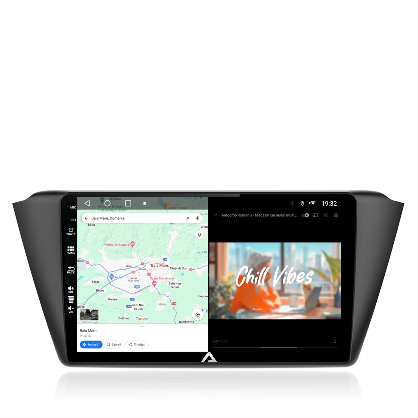 Navigatie Skoda Fabia (2015+), Android, A-Octacore / 4GB RAM + 64GB ROM, 9 Inch - AD-BGA9004+AD-BGRKIT039