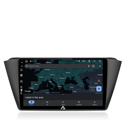 Navigatie Skoda Fabia (2015+), Android, Z-Octacore / 8GB RAM + 256GB ROM, 9 Inch - AD-BGZ10008+AD-BGRKIT039