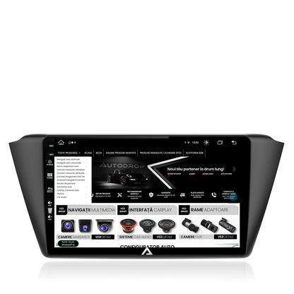 Navigatie Skoda Fabia (2015+), Android, Z-Octacore / 8GB RAM + 256GB ROM, 9 Inch - AD-BGZ10008+AD-BGRKIT039