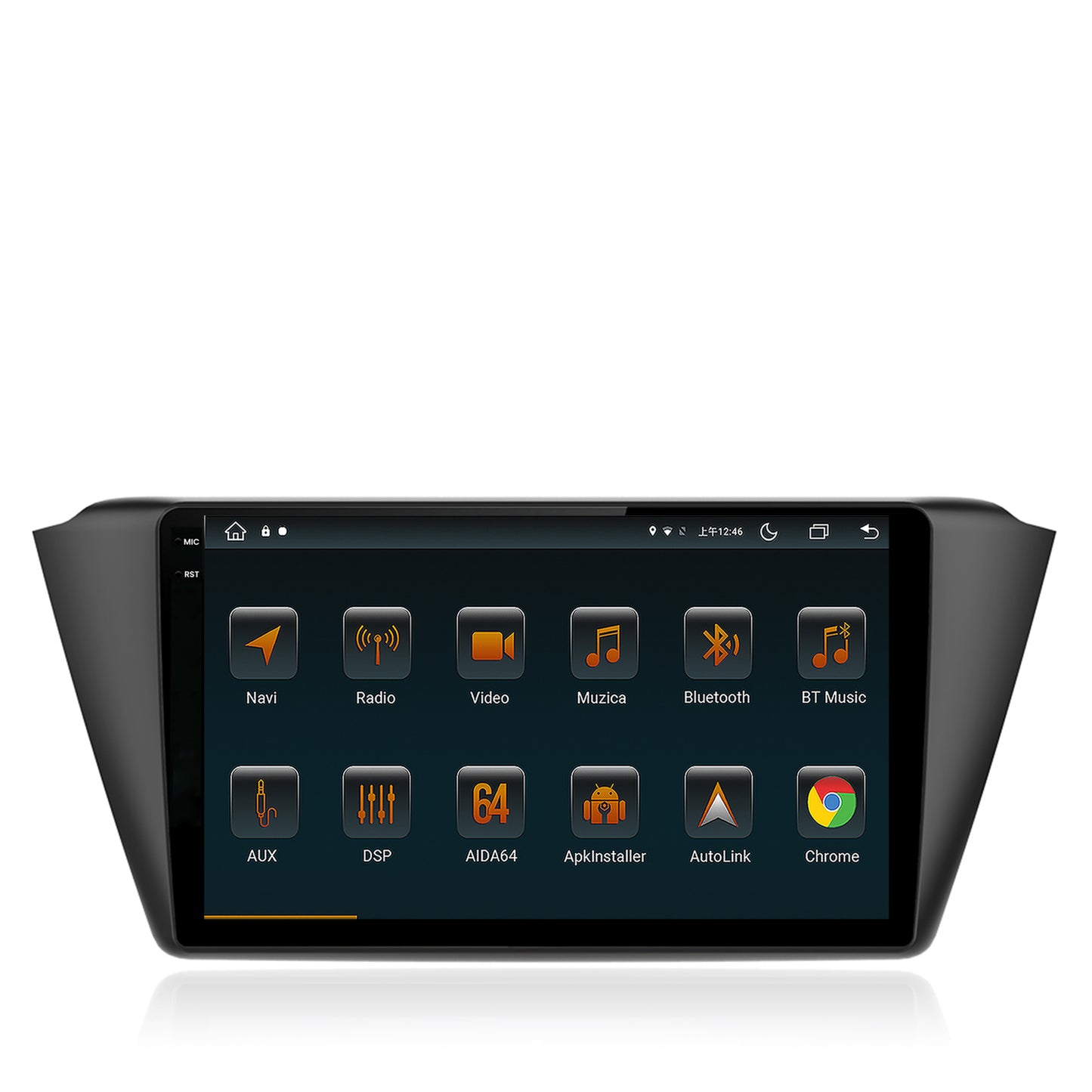 Navigatie Skoda Fabia (2015+), Android, V-Octacore / 4GB RAM + 64GB ROM, 9.5 Inch - AD-BGV9004+AD-BGRKIT039