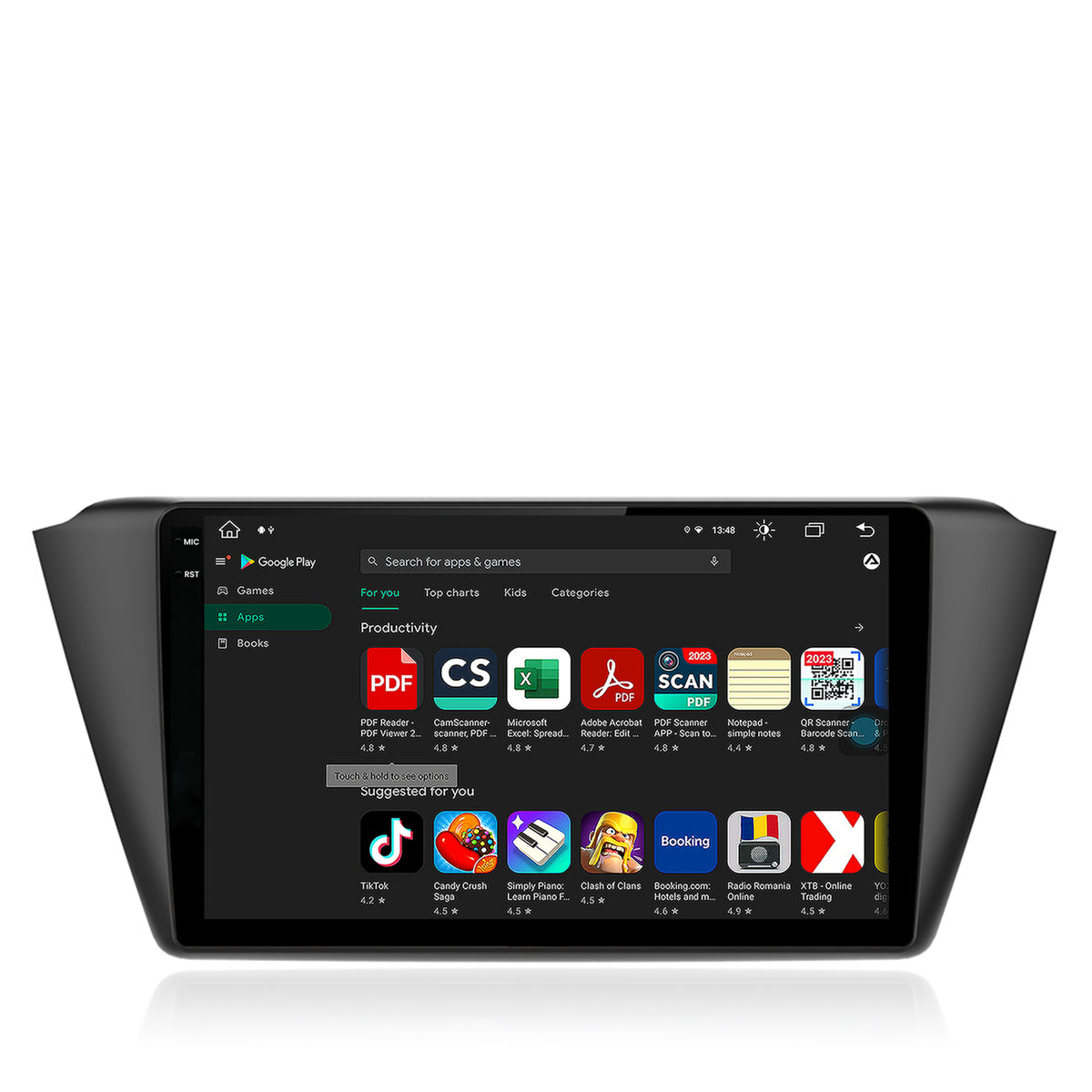 Navigatie Skoda Fabia (2015+), Android, X-Octacore / 8GB RAM + 256GB ROM, 9.5 Inch - AD-BGX9008+AD-BGRKIT039