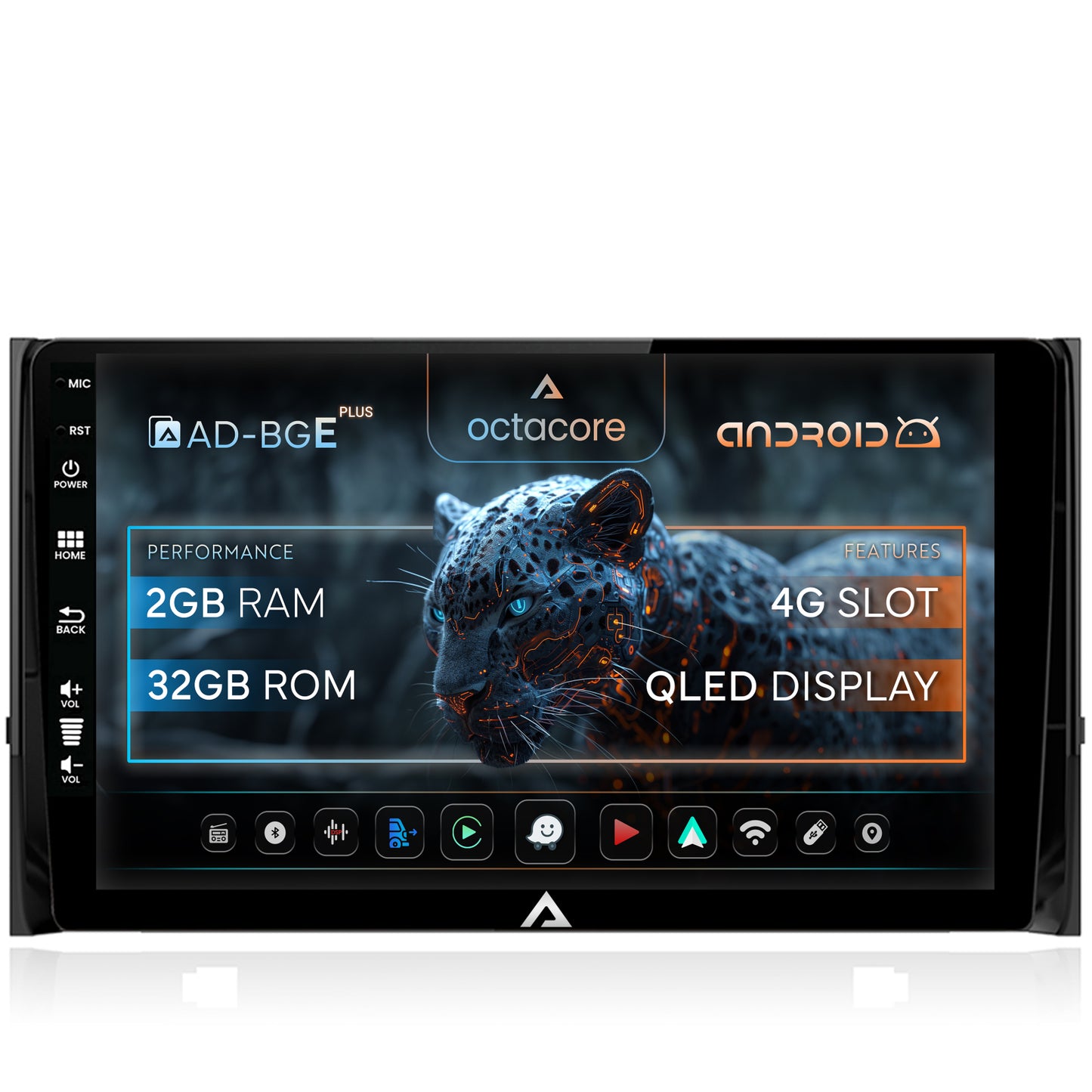 Navigatie Skoda Kodiaq, Android, E-Octacore / 2GB RAM + 32GB ROM, 10.1 Inch - AD-BGE10002+AD-BGRKIT028