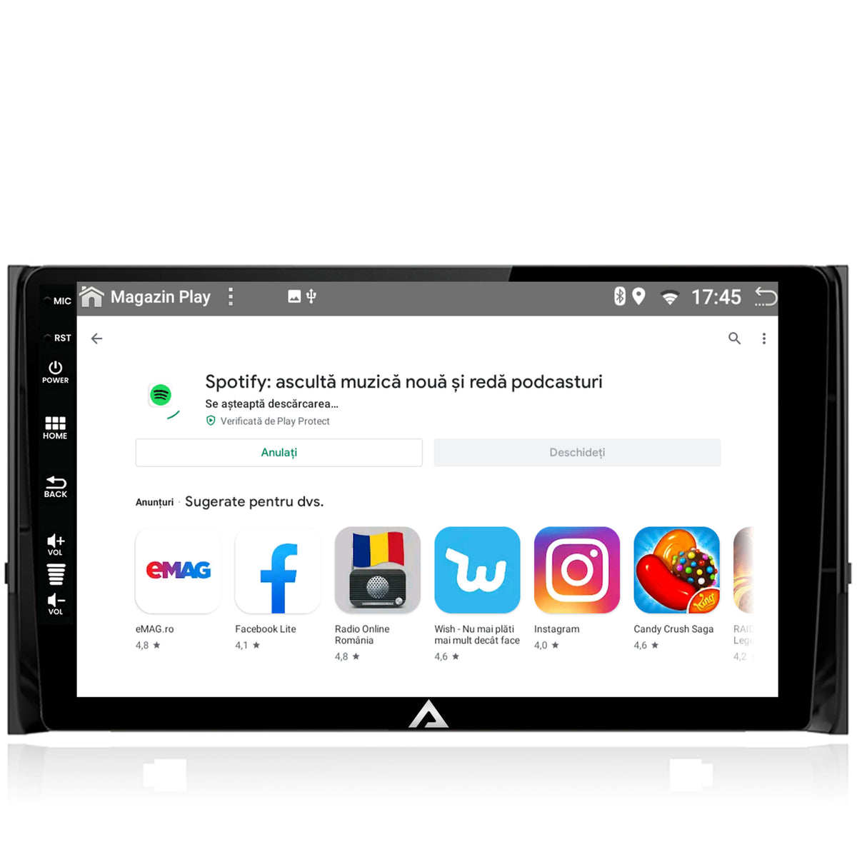 Navigatie Skoda Kodiaq, Android, Z-Octacore / 8GB RAM + 256GB ROM, 10.1 Inch - AD-BGZ10008+AD-BGRKIT028