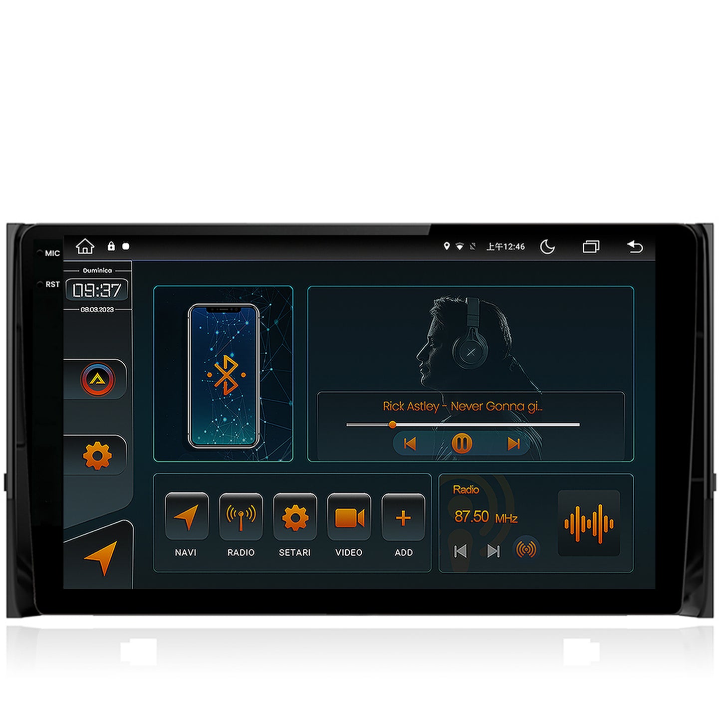 Navigatie Skoda Kodiaq, Android, V-Octacore / 4GB RAM + 64GB ROM, 10.36 Inch - AD-BGV10004+AD-BGRKIT028