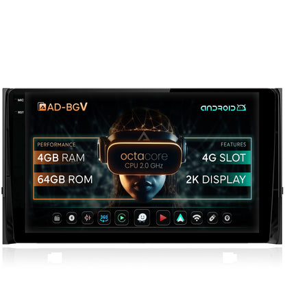 Navigatie Skoda Kodiaq, Android, V-Octacore / 4GB RAM + 64GB ROM, 10.36 Inch - AD-BGV10004+AD-BGRKIT028
