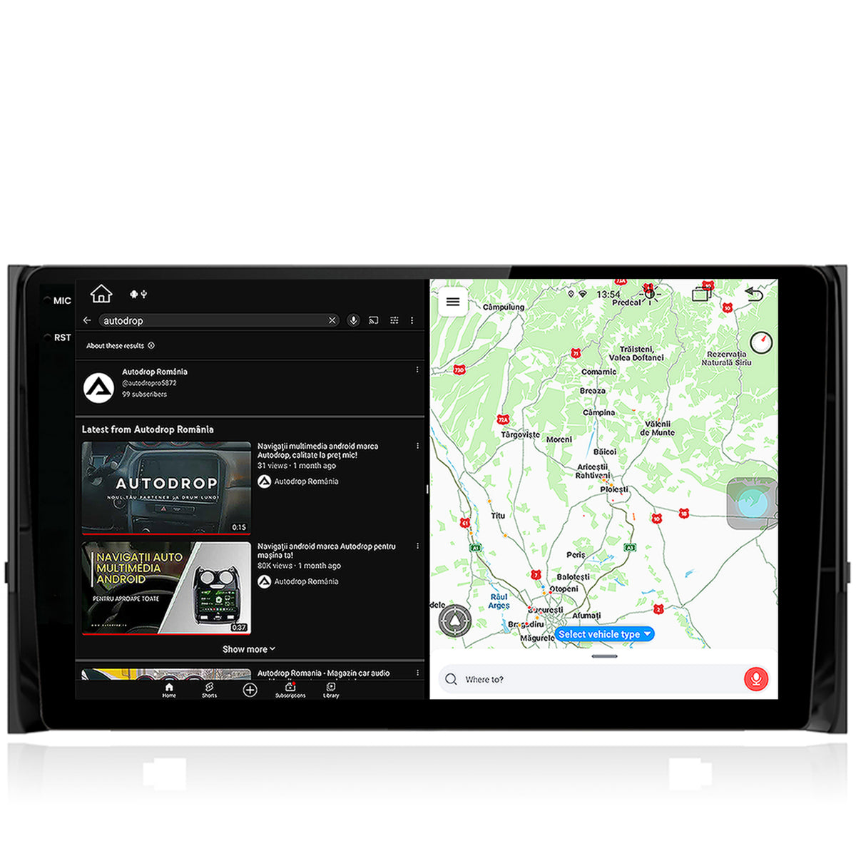 Navigatie Skoda Kodiaq, Android, X-Octacore / 8GB RAM + 256GB ROM, 10.36 Inch - AD-BGX10008+AD-BGRKIT028