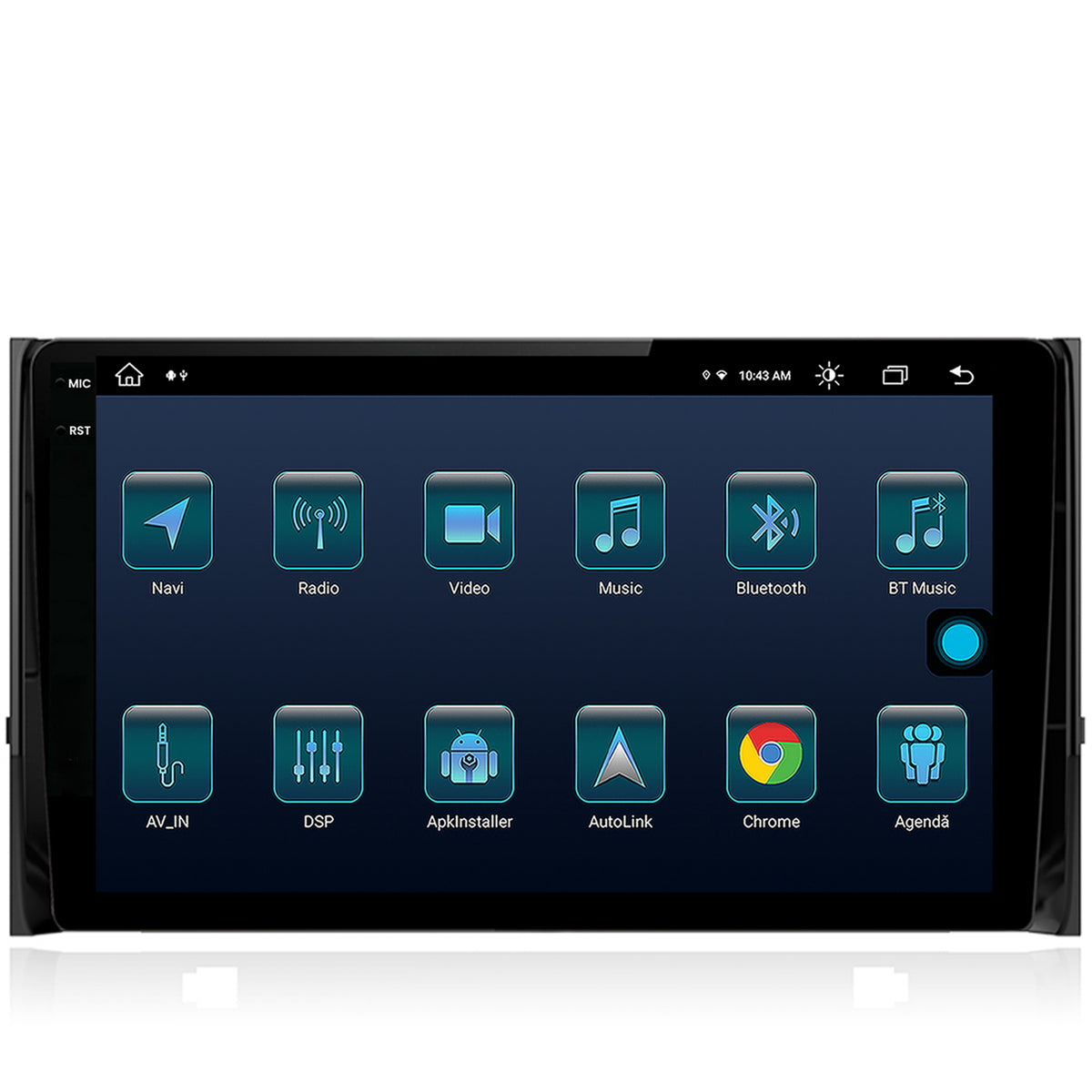 Navigatie Skoda Kodiaq, Android, X-Octacore / 8GB RAM + 256GB ROM, 10.36 Inch - AD-BGX10008+AD-BGRKIT028